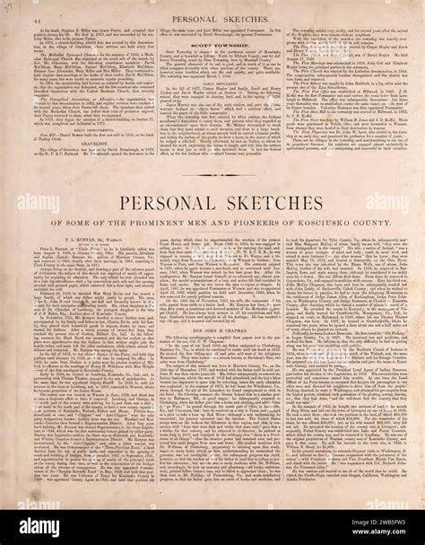 (Combination atlas map of Kosciusko County, Indiana Stock Photo - Alamy