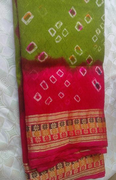 Bandhani Cotton Satin Dress Material At Rs Bag In Jamnagar