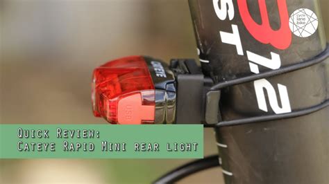 Cateye Rapid Mini Rear Light Review Youtube