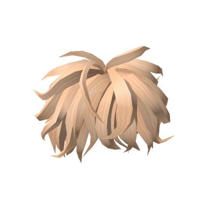 Blonde Messy Hairstyle Trendy Roblox Hair