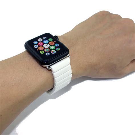 Черный, белый, керамический ремешок для Apple Watch 38, 40, 42, 44 мм ...