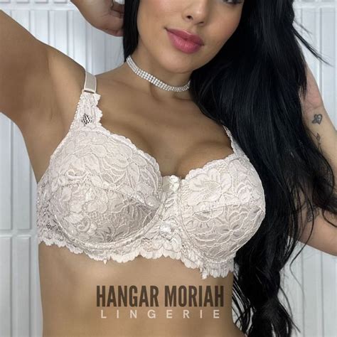 Sutiã Rendado Plus Reforçado Moda Feminina Lingerie Conforto Shopee Brasil