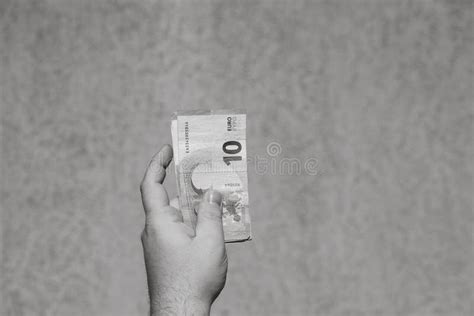 Hand Holding Showing Euro Money And Giving Or Receiving Money Like Tips