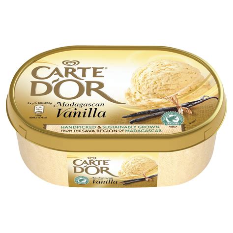 Carte D Or Vanilla Ice Cream Dessert 900ml Ice Cream Tubs Iceland Foods