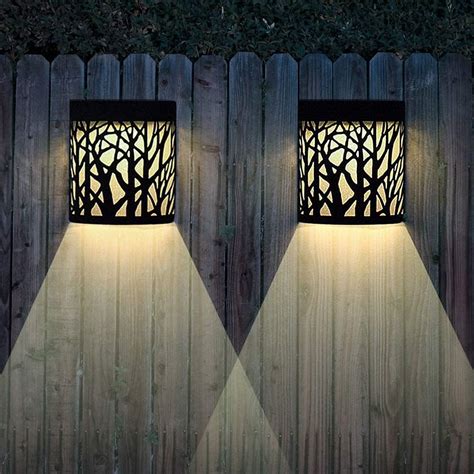 Timeflies Solar Wall Lights Outdoor Decorative Outdoor Wall Sconce