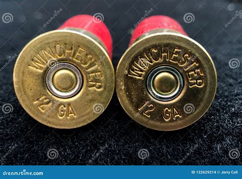 12 Gauge Winchester Shotgun Shells Editorial Stock Image - Image of brass, hunt: 122629214