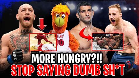 Conor Mcgregor Knocks Out Miami Heat Mascot Beneil Dariush Picking