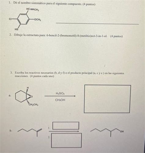 Solved Responda Las Siguientes Preguntas En Espa Ol La Chegg