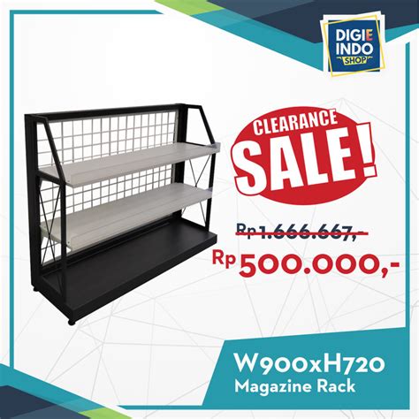 Jual Magazine Rack Rak Buku Display Majalah 900X720 Jakarta Barat