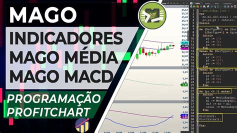 Mago Média e MACD Indicador Programação Profitchart YouTube