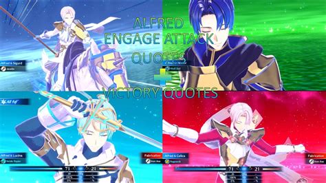 Alfred All Engage Attack Quotes And Victory Quotes Fire Emblem Engage Youtube