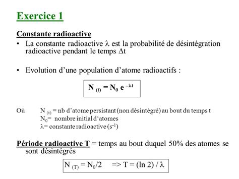 Radioactivit Cours Et Exercices Pdf