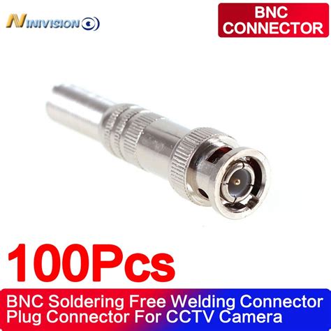 Conector macho BNC para Cable coaxial de RG 59 extremo de latón