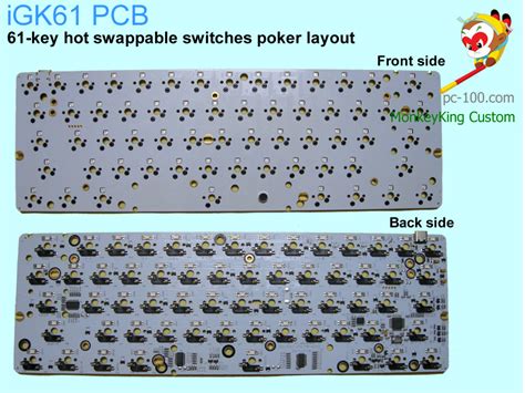 Igk Diy Mechanical Keyboard Custom Kits Hot Swappable Switch Rgb Programmable