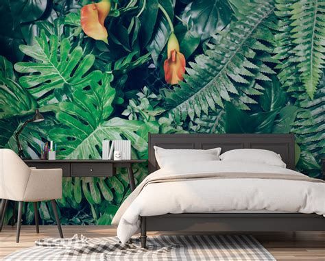 13 Banana Leaf Wallpaper and Palm Leaf Ideas | Wallsauce US