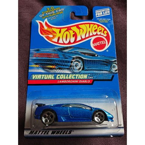 Hot Wheels Lamborghini Diablo Blue Virtual Collection Not Tomica Kyosho Tarmac Inno Shopee