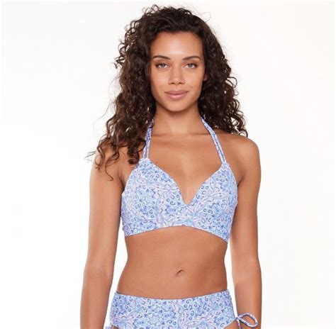 Lingadore Voorgevormde Triangel Bikini Tb Blue Paisley Print