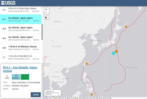 Emsc：日本伊豆群島發生極淺層61地震 新聞 Rti 中央廣播電臺