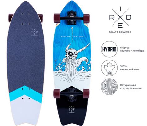 Круизер деревянный RIDEX Taint 30″X9.35″ со СКИДКОЙ купить в Samokatclub