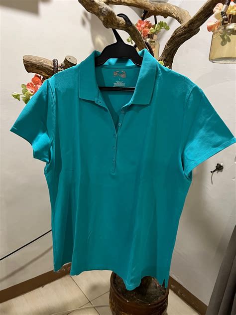 Green polo shirt, Women's Fashion, Tops, Others Tops on Carousell