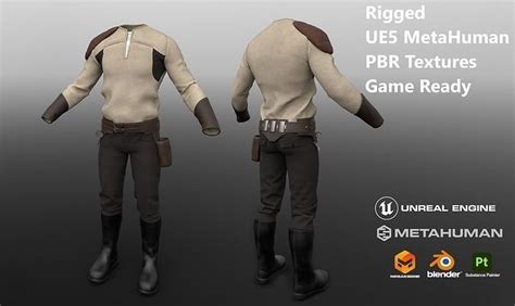 3D model Kyle Katarn Game Ready Clothing VR / AR / low-poly | CGTrader