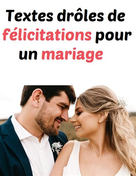 Textes drôles de félicitations mariage Mariage humour Félicitations