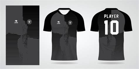 Black Jersey Template Vector Art Icons And Graphics For Free Download