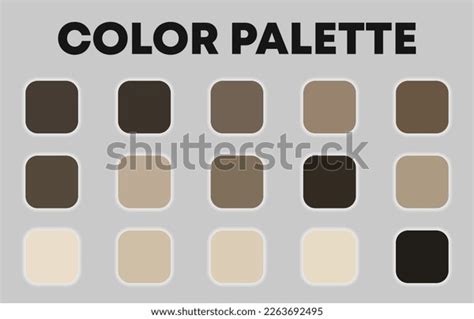 Big Color Palette 2023 Season Vector Stock Vector (Royalty Free ...