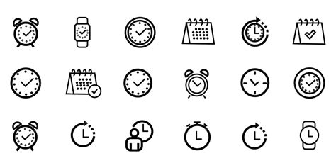 Premium Vector Set Of Timer Icon Set Countdown Timers Stopwatch