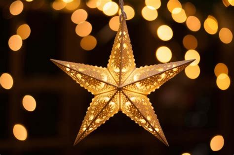 Premium AI Image | Christmas Star Decorations