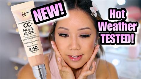 It Cosmetics Cc Nude Glow Lightweight Foundation For Oily Skin Youtube