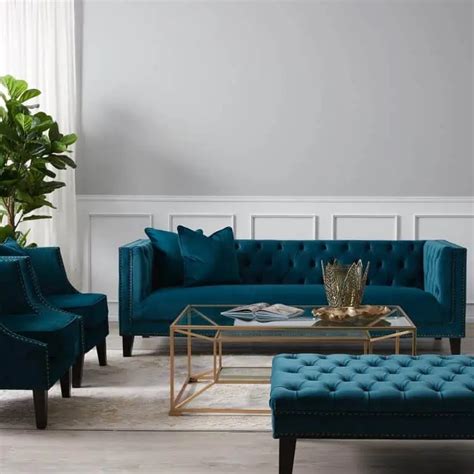 The Allure of Teal Velvet Sofa: A Timeless Addition to Any Room ...