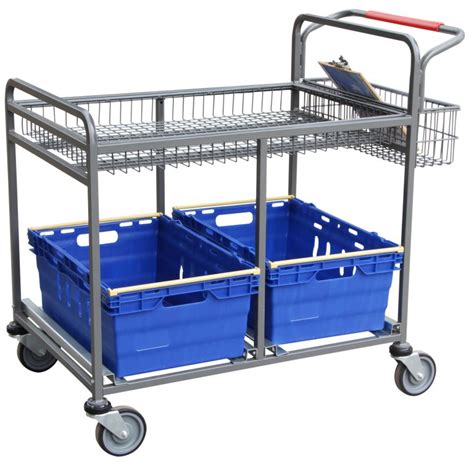 Order Picking Warehouse Trolley Tote Pack Equip Direct