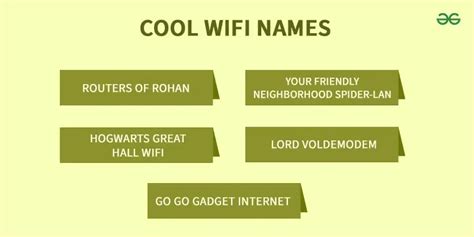 100 Funny Wifi Names For Internet Connection 2024