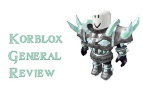 Roblox Item Reviews: Korblox General, Is it Epic or is it just Epic?