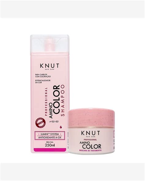 Riachuelo Kit Knut Professional Amino Color Shampoo E M Scara