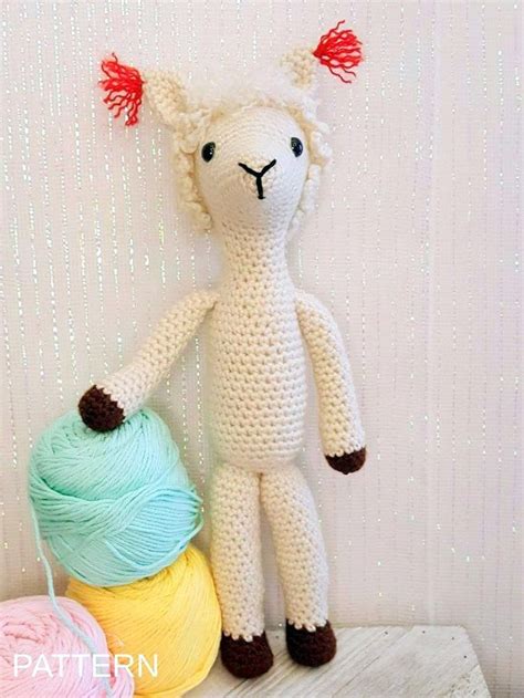 Llama Amigurumi Llama Crochet Llama Crochet Pattern Llama Free