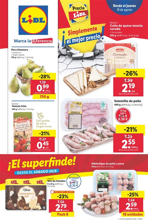 Lidl Alimentacion 18 Agosto By Ofertas Supermercados Issuu