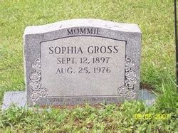 Sophia Maw Mobley Gross 1897 1976 Mémorial Find a Grave