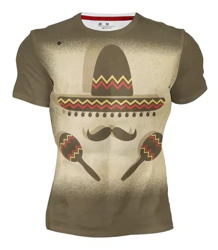 Playera Sublimada Full Print Viva Mexico 181 Caballero Cuotas sin interés