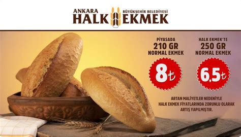 Ankara Halk Ekmek Te Zam Gram Ekmek Tl Oldu