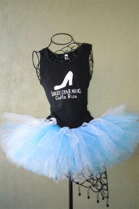 Running Tutu Disney Princess Half Inspired Custom Cinderella Racing Tank And Pixie Length 9