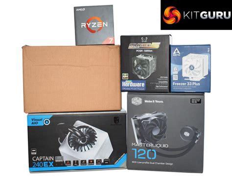 AMD Ryzen 7 1700 5-Way Cooler Comparison | KitGuru