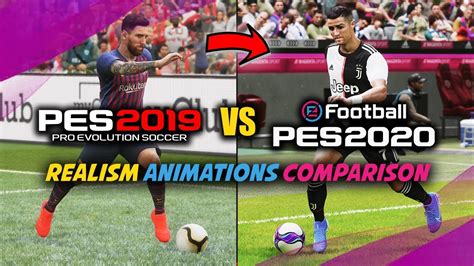 Pes Vs Pes Realism Animations Comparison Hd