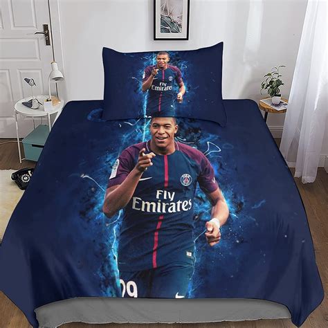 Fibita D Motif Kylian Mbappe Housse De Couette Housses De Couettes