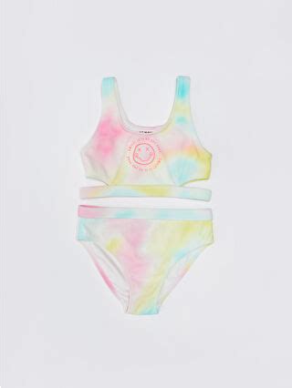 LCW Kids Štampani Bikini za Devojčice S Z F C LC Waikiki