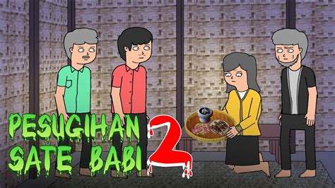 Azab Pesugihan Sate Babi Part Animasi Horror Kartun Youtube