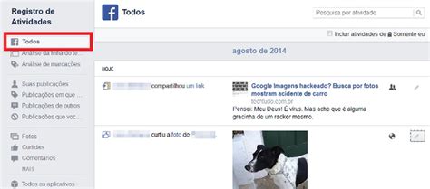 Como Excluir Registros De Atividades Do Facebook