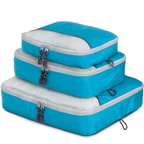 Globite Packing Cubes 3 Pack Blue BIG W