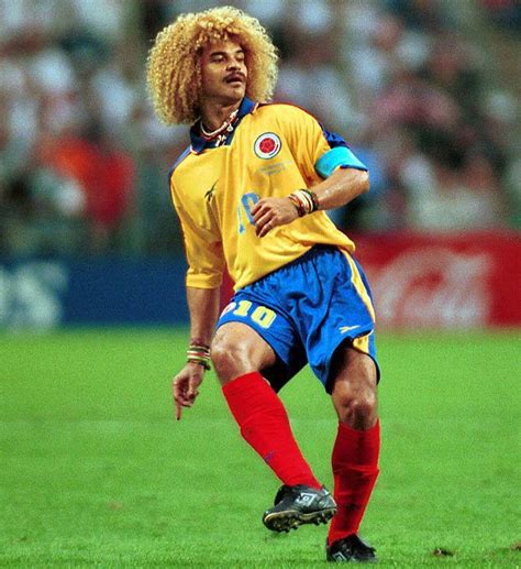 Notable Futbol Hair | Carlos valderrama, Futbol soccer, Legends football